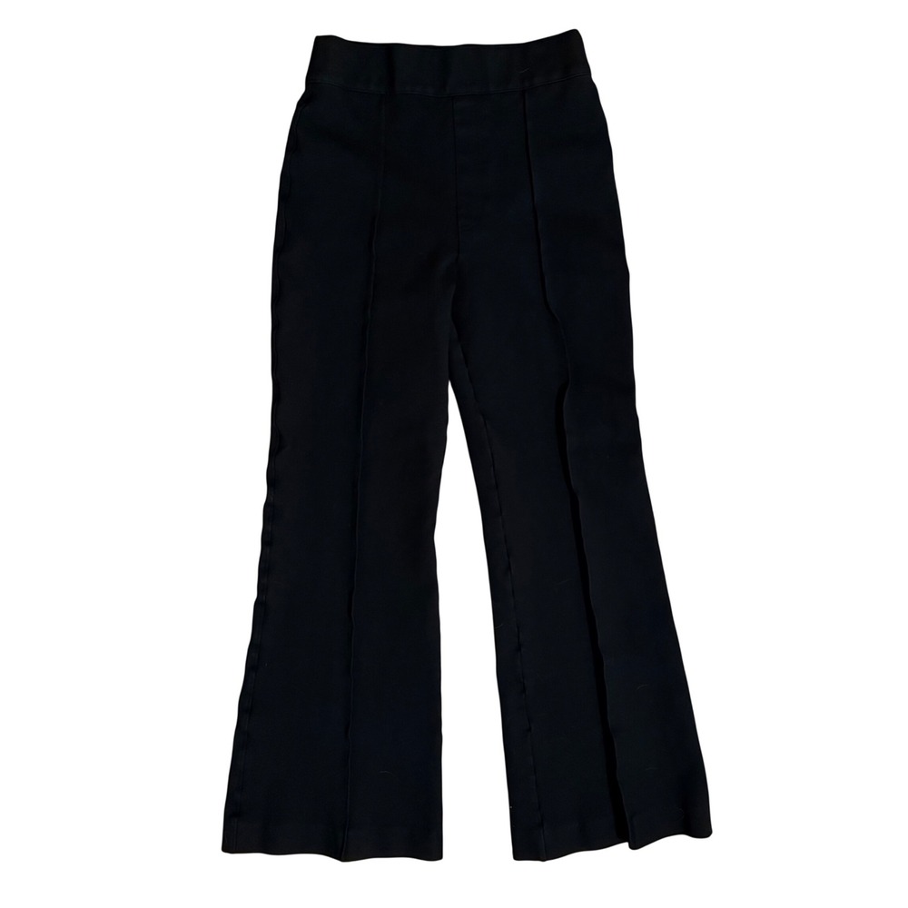 Spanx The Perfect Pant Flare Black Petite Small Trousers Office Workwear